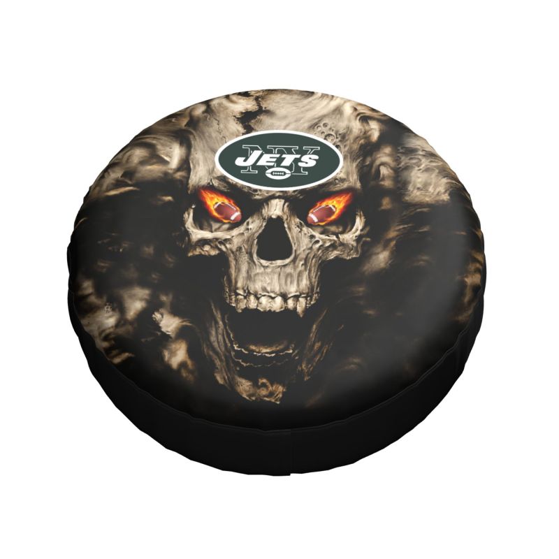 New York Jets print Skull print car tire cover tire dust cover