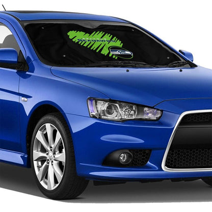 Seattle Seahawks Printing is suitable car front windshield sunshades Car windshield sunshades