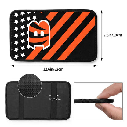 Cincinnati Bengals3 Printed car armrest box pad elbow protection pad