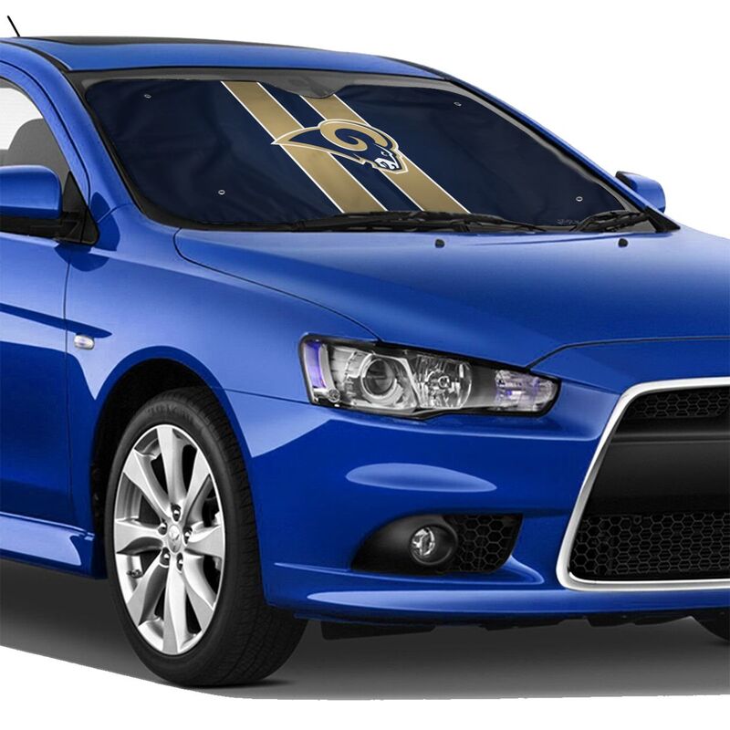 Los Angeles Rams 4 Print Car windshield sunshades suitable for front Car windshield sunshades