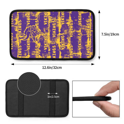 Minnesota Vikings print Car armrest box protective cover car center console armrest pad