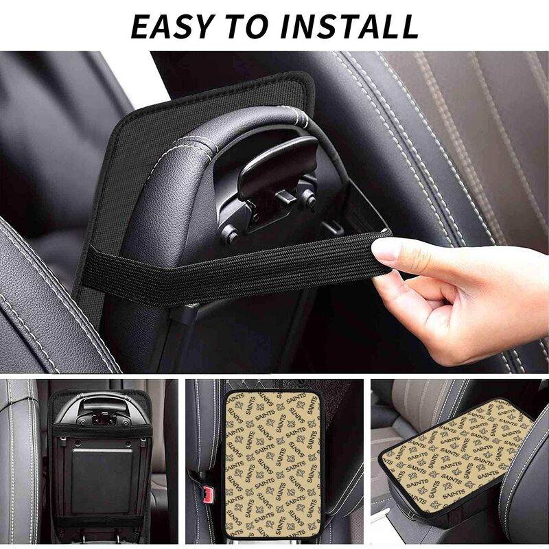 New Orleans Saints  Printed armrest protective cover car armrest box cushion