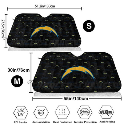 San Diego Chargers Printed is suitable for front Car windshield sunshades Car windshield sunshades