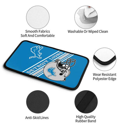 Detroit Lions Print armrest protective cover car armrest box cushion