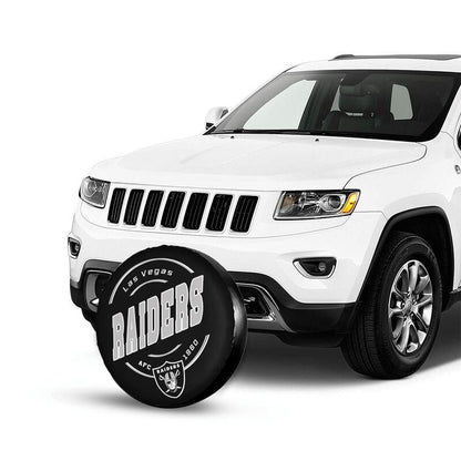 Las Vegas Raiders Printing car tire protection cover car spare tire dust protection cover