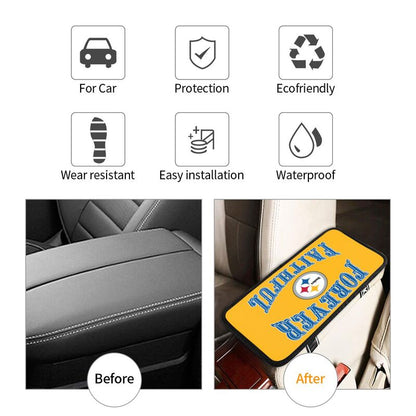 Pittsburgh Steelers Print car armrest box cover armrest protective cover