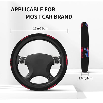 Buffalo Bills Printed elastic steering wheel cover car protective cover