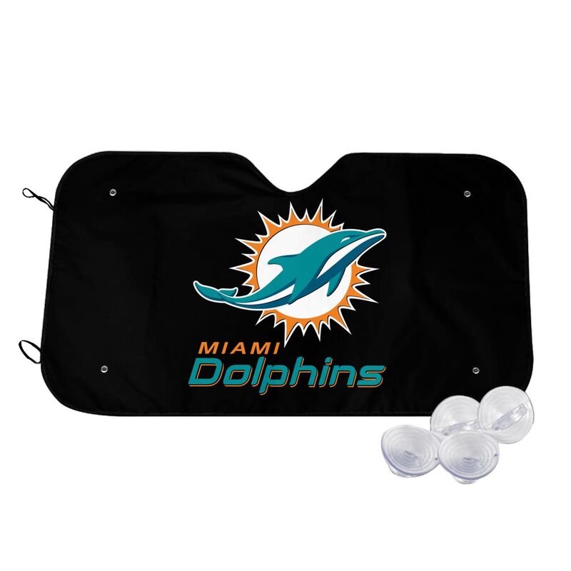 Miami Dolphins Printing Car windshield sunshades is suitable front windshield sunshades