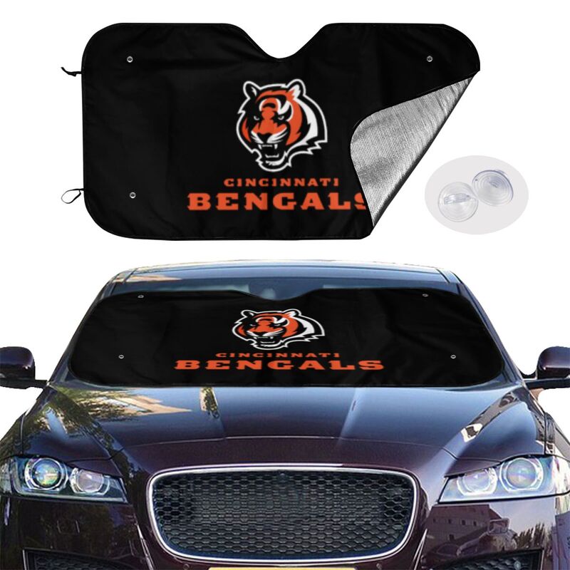 Cincinnati Bengals Print suitable for front Car windshield sunshades Car windshield sunshades