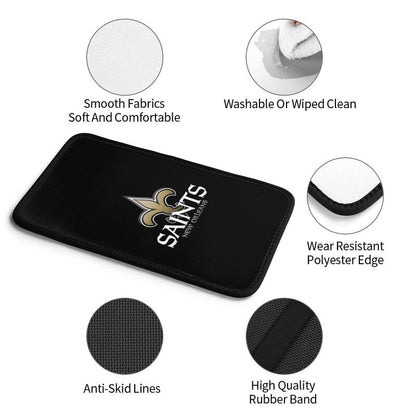 New Orleans Saints3 Printed car center armrest box pad anti slip pad