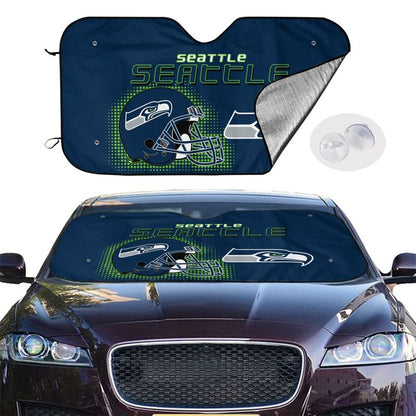 Seattle Seahawks Printing Car windshield sunshades is suitable car front windshield sunshades