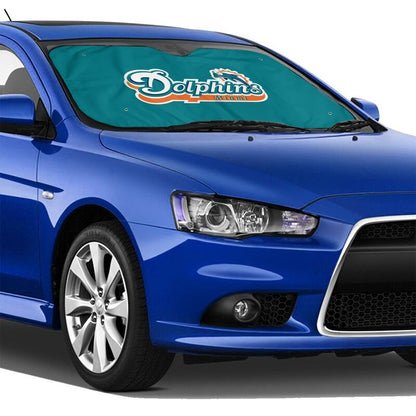 Miami Dolphins Print Car windshield sunshades is suitable for front Car windshield sunshades