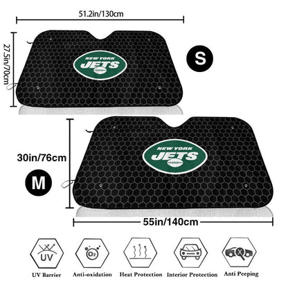 New York Jets 2 Printed is suitable front Car windshield sunshades Car windshield sunshades