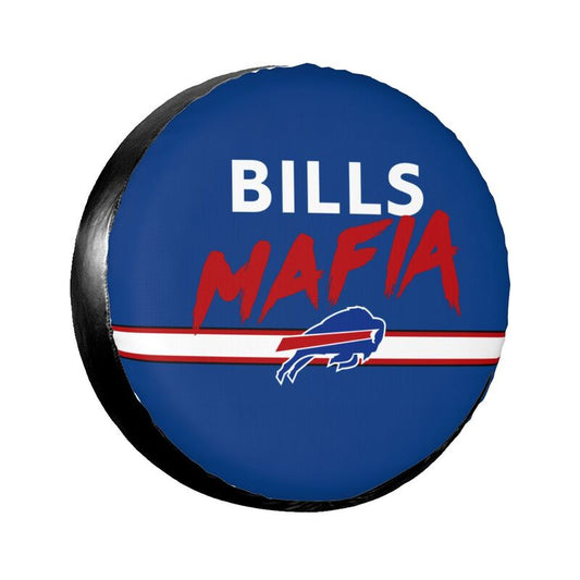 Buffalo Bills 3 Print tire protection covers car sunscreen tire protection covers