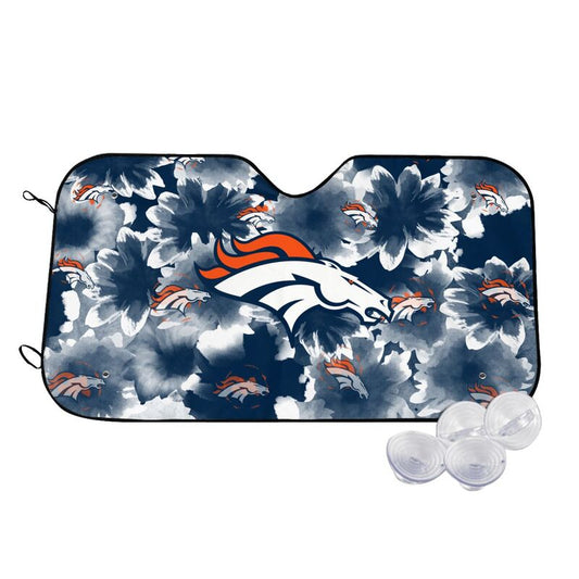 Denver Broncos Printed multi size car front windshield sunshade car windshield sunshade