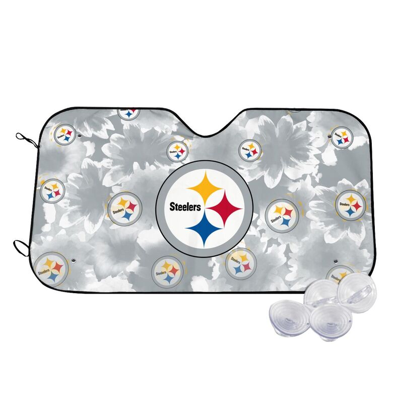 Pittsburgh Steelers Printed multi size car front windshield sunshade car windshield sunshade