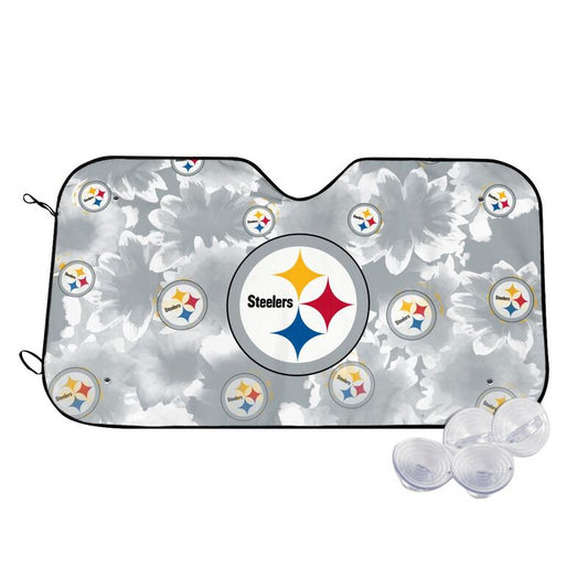 Pittsburgh Steelers Printed multi size car front windshield sunshade car windshield sunshade