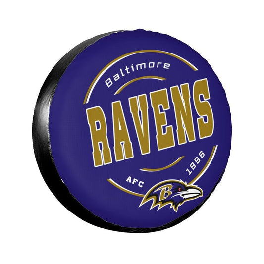 Baltimore Ravens Printing car tire protection cover car spare tire dust protection cover
