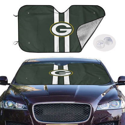 Green Bay Packers Print suitable for front Car windshield sunshades Car windshield sunshades