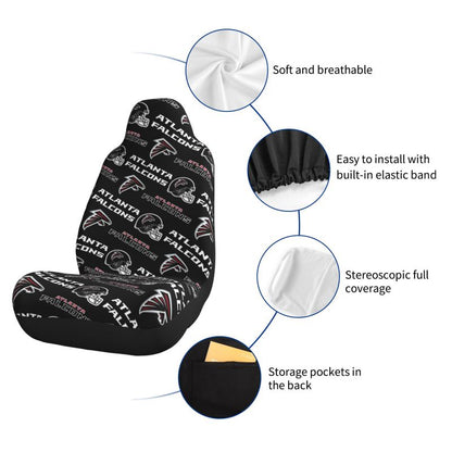 Atlanta Falcons Printed seat dust protection cover car seat protective cover