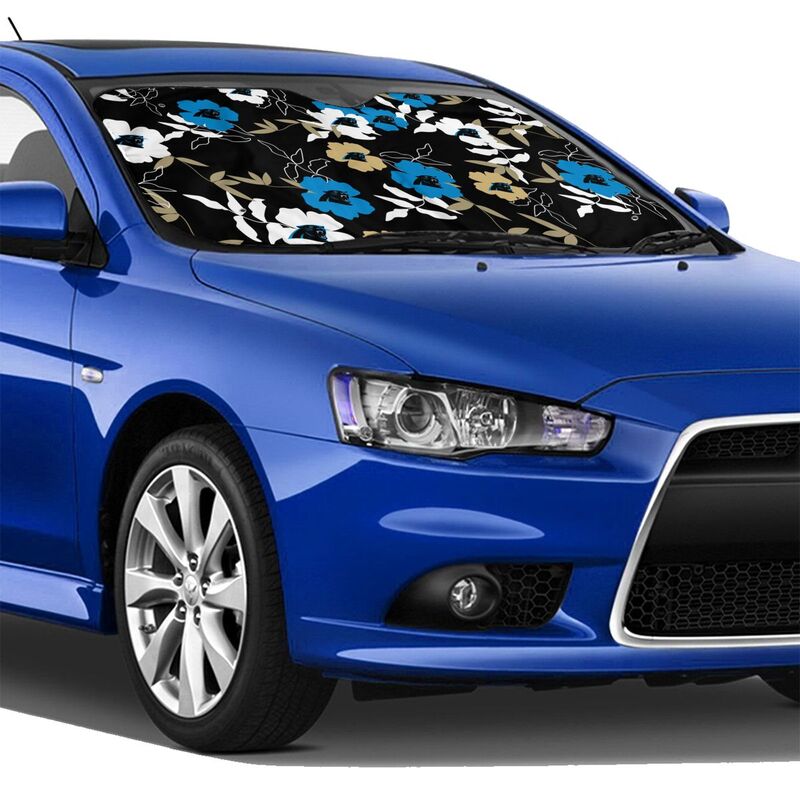 Carolina Panthers Printed car windshield sunshade front windshield sunshade (multi size)