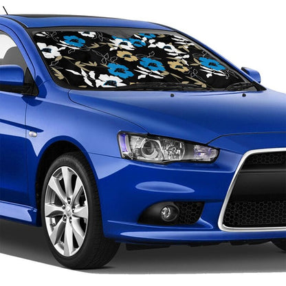 Carolina Panthers Printed car windshield sunshade front windshield sunshade (multi size)