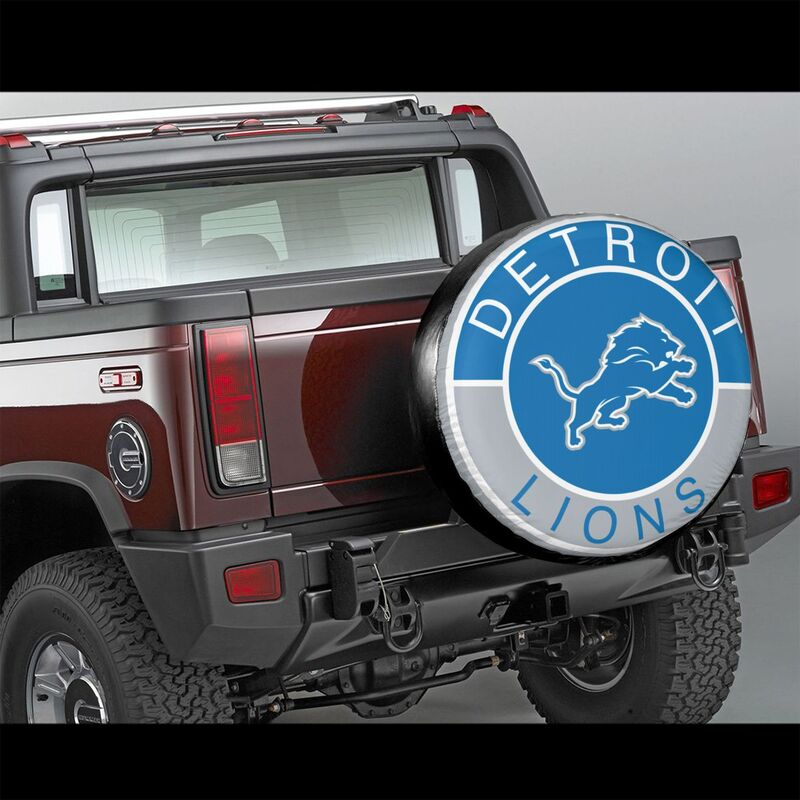 Detroit Lions Printed tire protection cover car spare tire dust protection covers