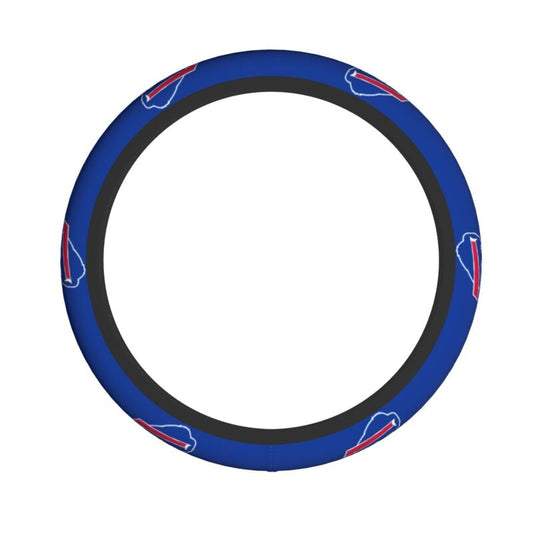 Buffalo Bills Printed elastic steering wheel cover car steering wheel protective cover