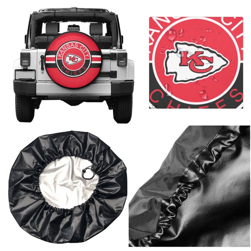 Kansas City Chiefs Print tire protection cover car sun protection tire protection cover