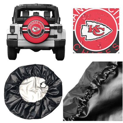 Kansas City Chiefs Print tire protection cover car sun protection tire protection cover