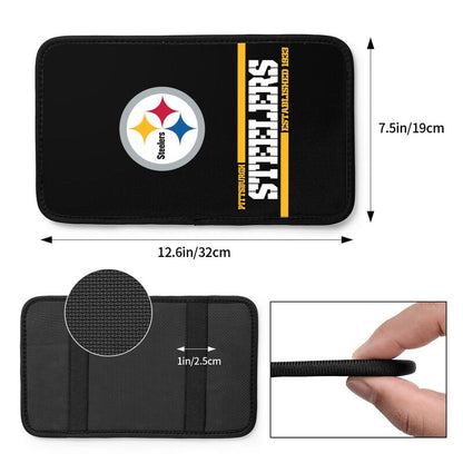 Pittsburgh Steelers Printed car armrest box pad Protective pad