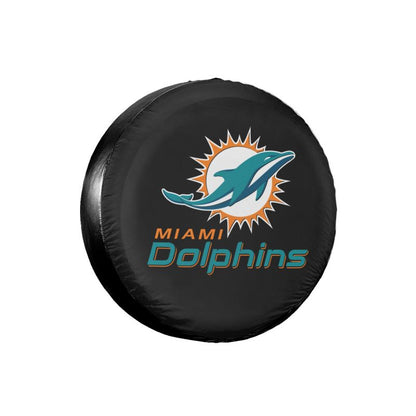 Miami Dolphins Car tire protective cover waterproof and dustproof tire cover