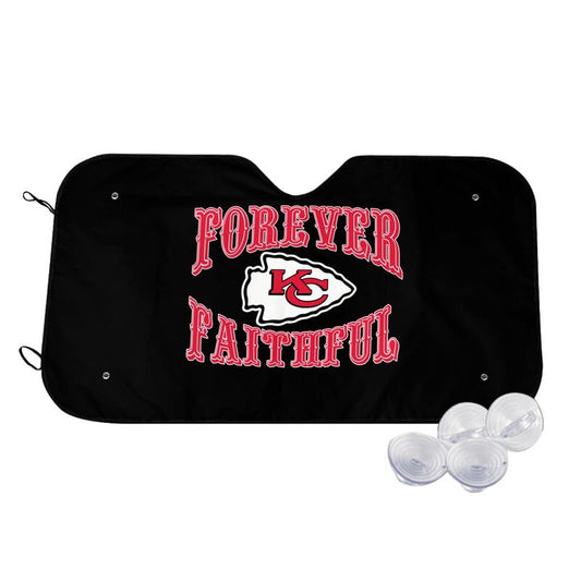 Kansas City Chiefs Printing car multi size front windshield sunshade car windshield sunshade