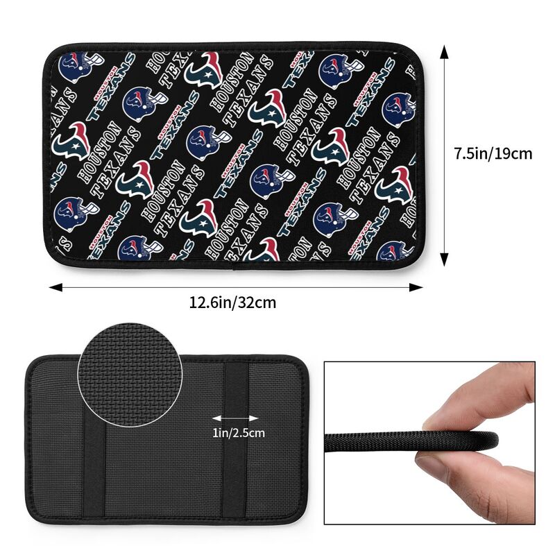 Houston Texans Printing car armrest box protective pad