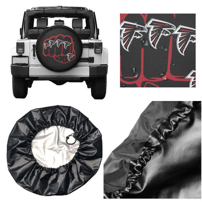 Atlanta Falcons Print tire protection cover car spare tire dust protection covers