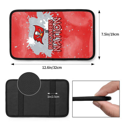 Tampa Bay Buccaneers print car center console armrest pad Car armrest box protective cover