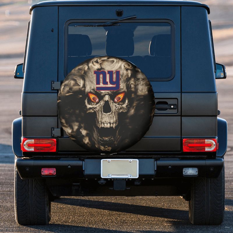 New York Giants print Skull print car tire cover tire dust cover