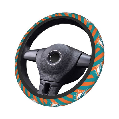 Miami Dolphins 1 Printed breathable elastic steering wheel cover