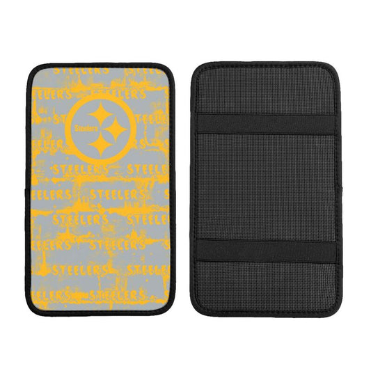 Pittsburgh Steelers print Car armrest box protective cover car center console armrest pad