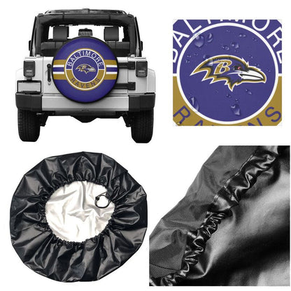 Baltimore Ravens Print tire protection cover car sun protection tire protection cover