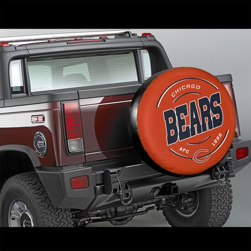 Chicago Bears Printing car tire protection cover car spare tire dust protection cover