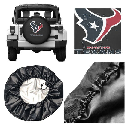 Houston Texans 2 Print tire protection covers car sunscreen tire protection covers