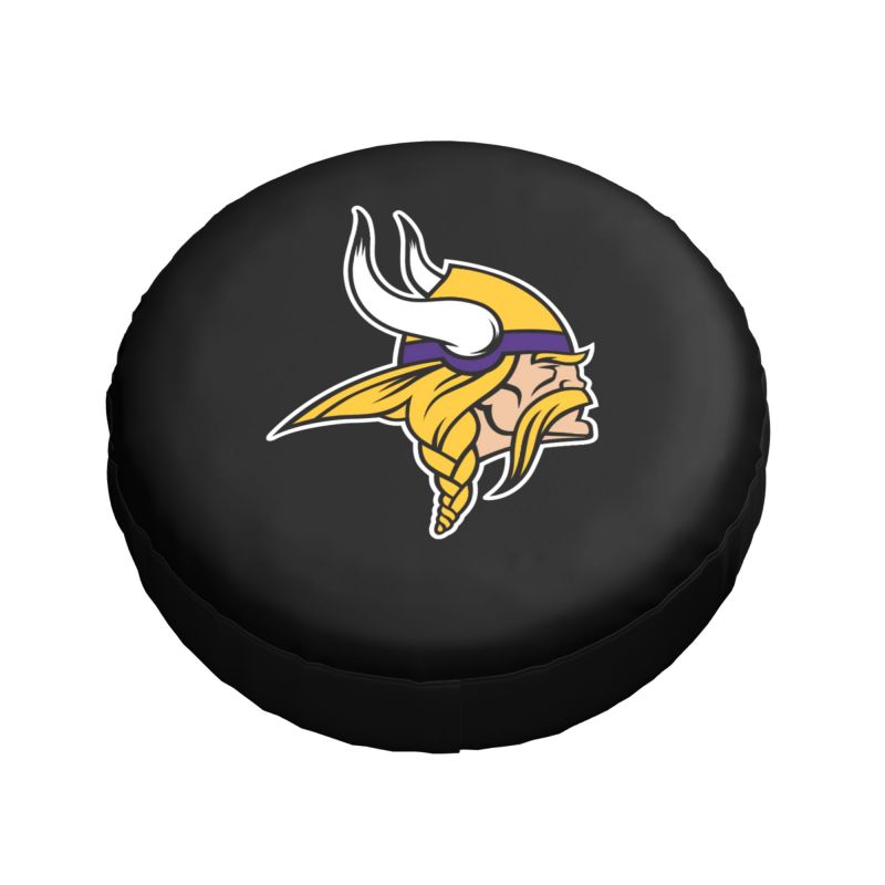 Minnesota Vikings Car tire protective cover waterproof and dustproof tire cover
