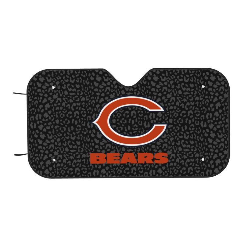 Chicago Bears Printed Car windshield sunshades is suitable front Car windshield sunshades