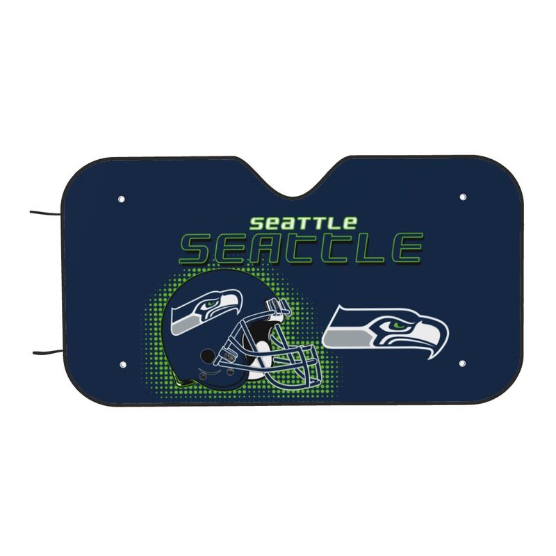 Seattle Seahawks Printing Car windshield sunshades is suitable car front windshield sunshades