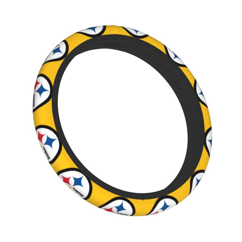 Pittsburgh Steelers 4 Printed breathable anti slip cover elastic steering wheel cover