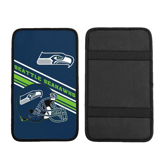 Seattle Seahawks Print armrest protective cover car armrest box cushion