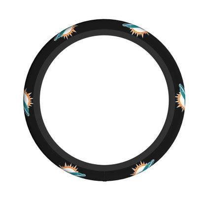 Miami Dolphins Printed breathable elastic steering wheel cover