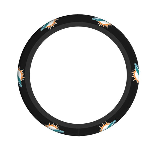 Miami Dolphins Printed breathable elastic steering wheel cover