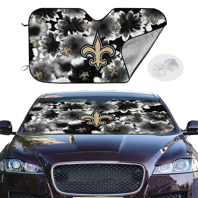 New Orleans Saints Printed multi size car front windshield sunshade car windshield sunshade